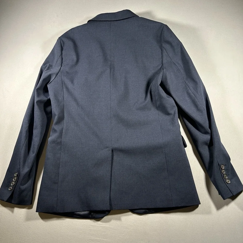 Men's Bluffworks Presidio Slim Fit Blazer Navy 40L Travel Sport Coat